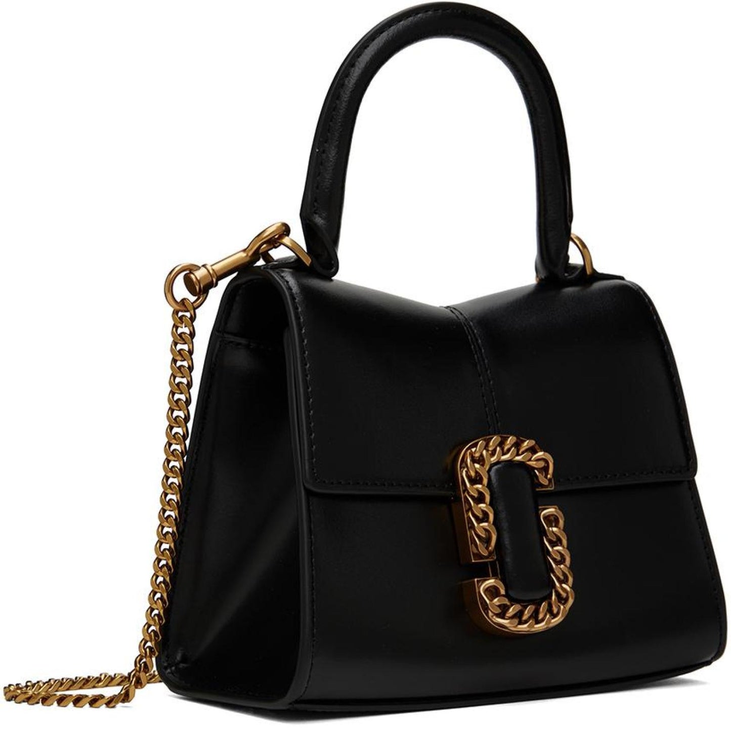 Black 'The St. Marc Mini' Top Handle Bag