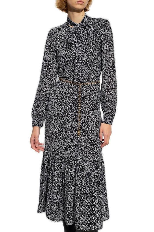 Michael Michael Kors Patterned Midi Dress