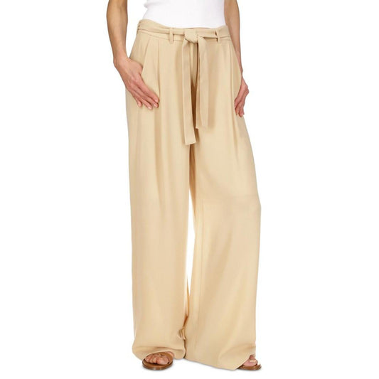 Self-Sash Wide-Leg Pants, Regular & Petite