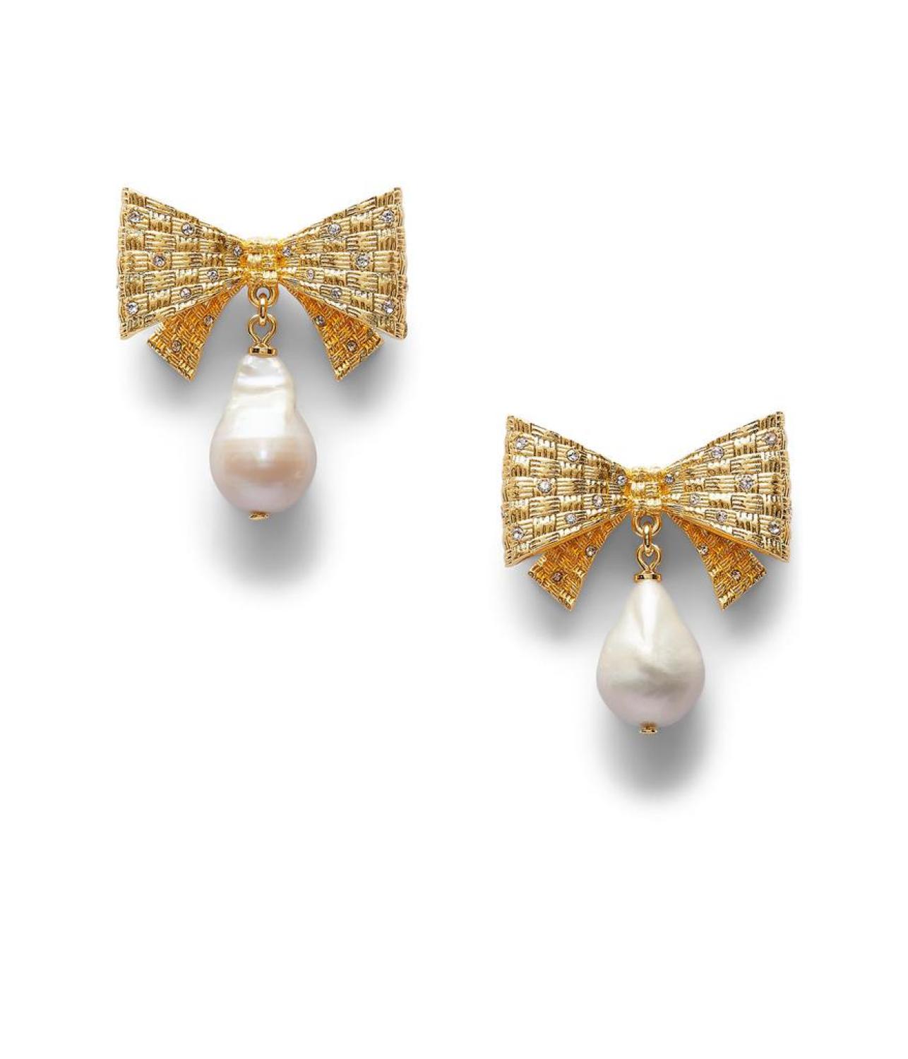 Wrapped In A Bow Drop Earrings