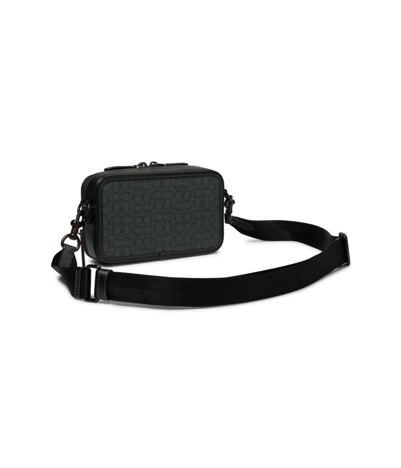 Charter Slim Crossbody in Micro Signature Jacquard