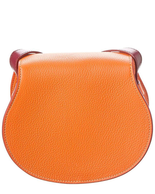 Chloé Marcie Small Leather Saddle Bag