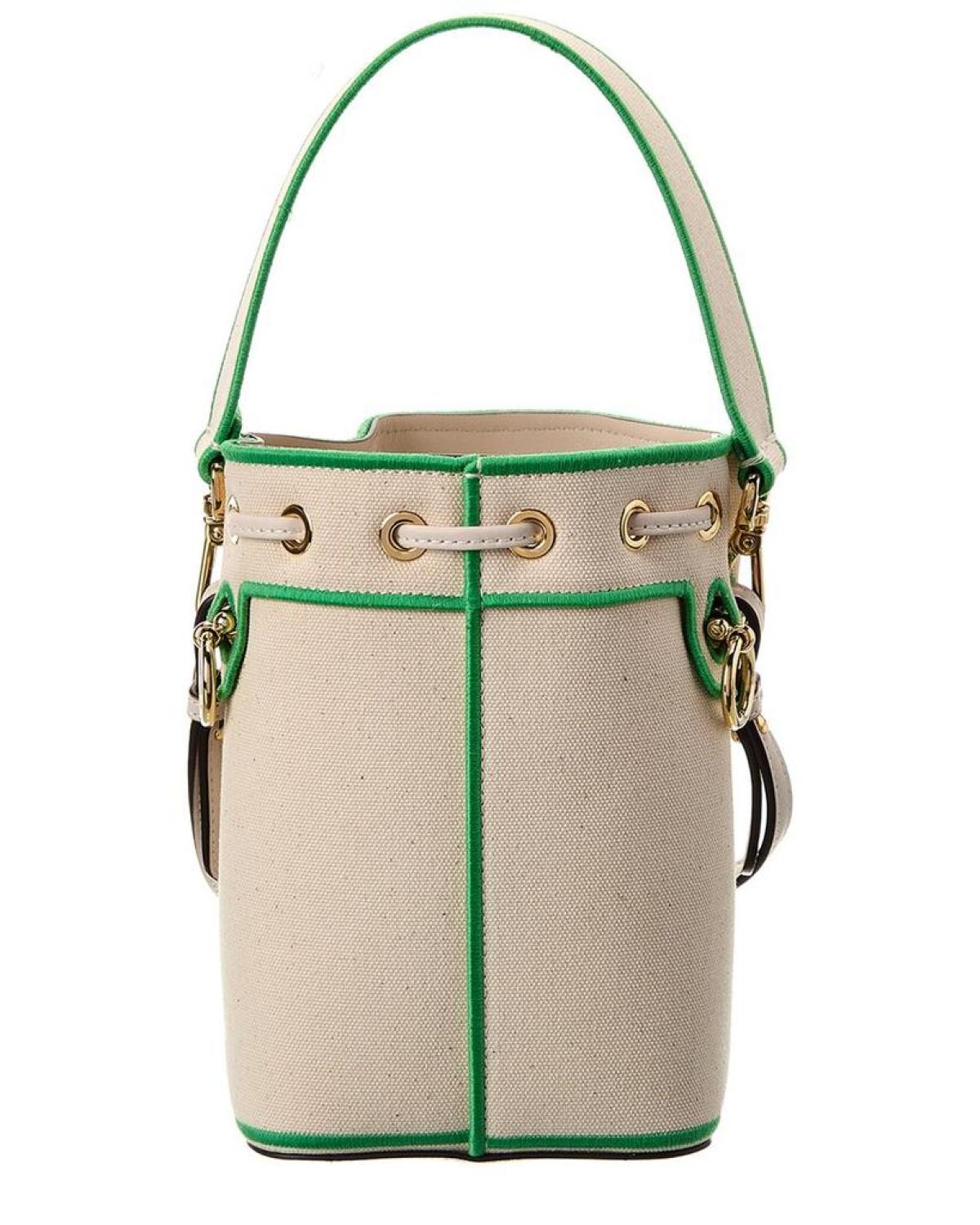 FENDI Mon Tresor Mini Canvas Bucket Bag