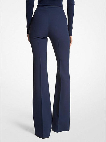 Brooke Double Crepe Sablé Flared Pants