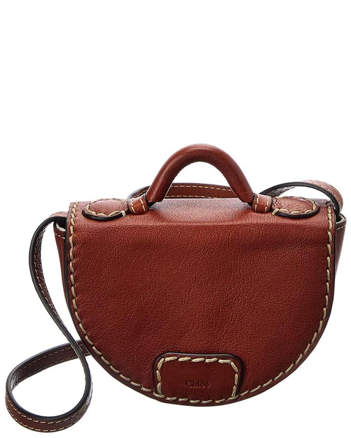 Chloé Edith Nano Leather Saddle Bag