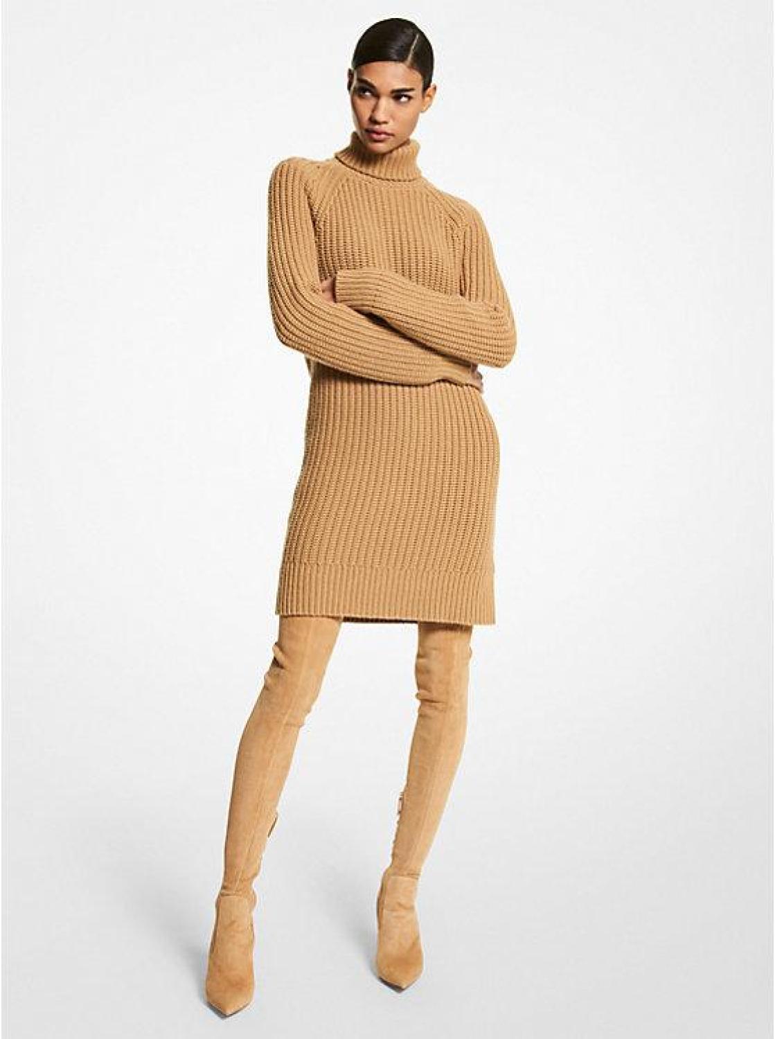 Cashmere Turtleneck Dress