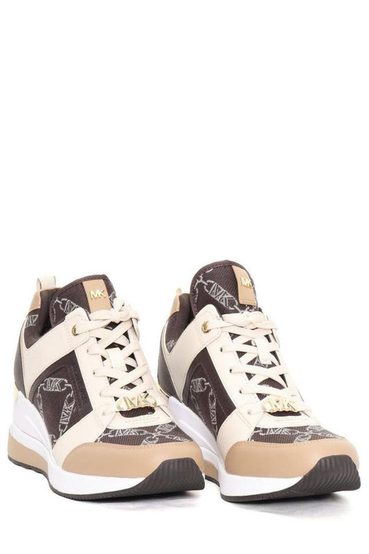 Michael Kors Panelled Lace-Up Sneakers