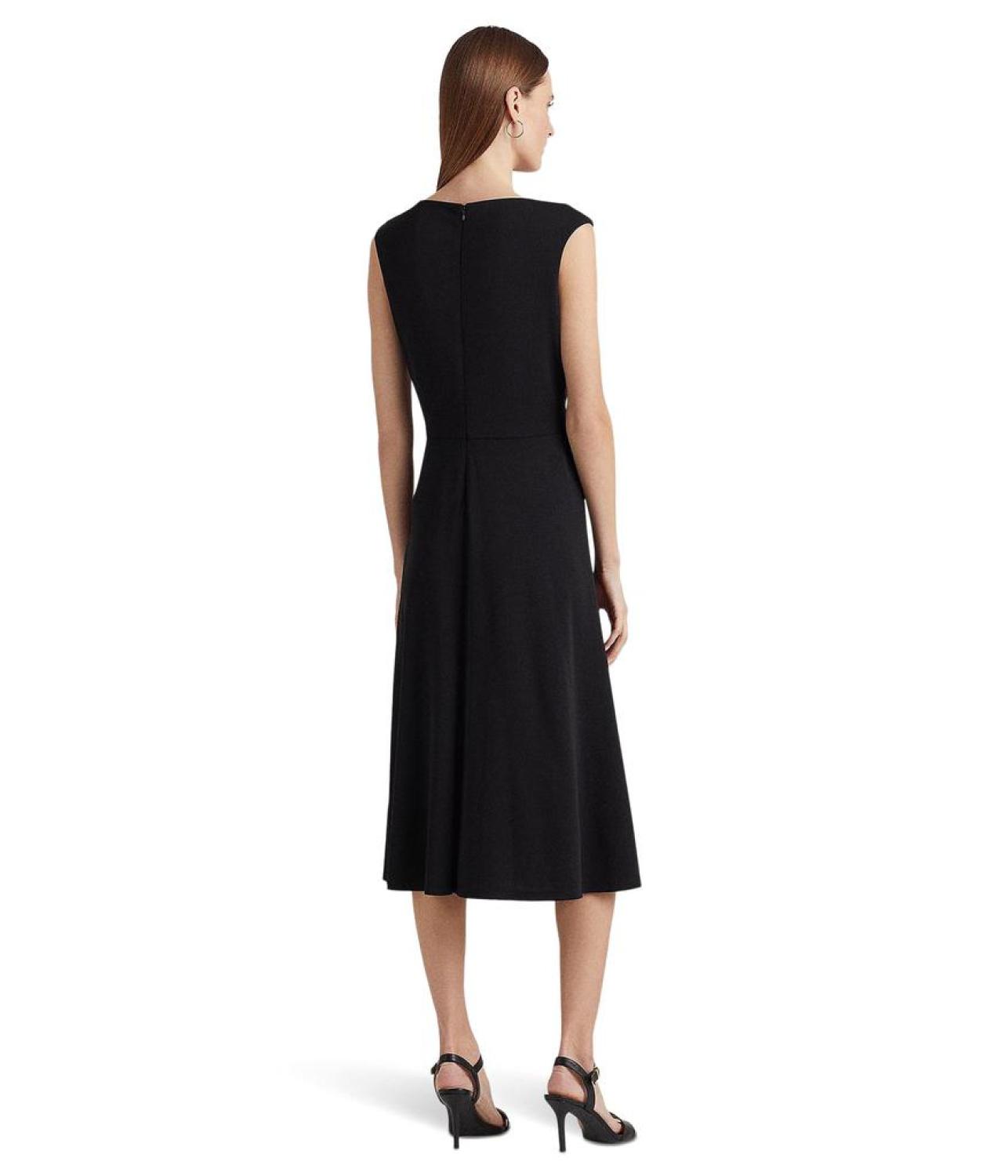 Twist Front Jersey Dress