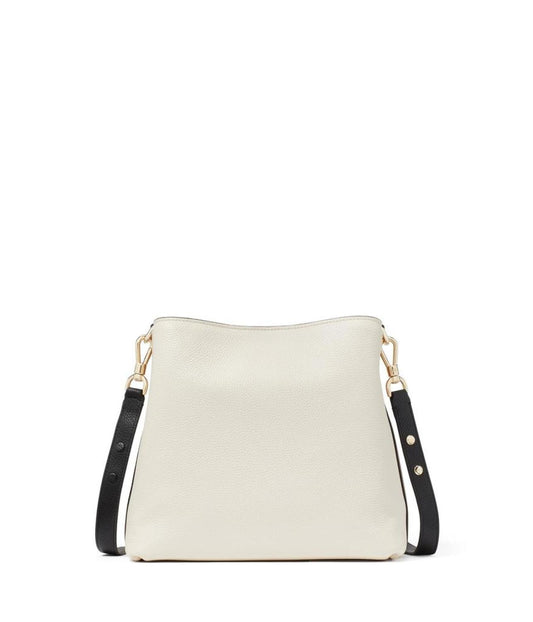 Hudson Colorblocked Pebbled Leather Shoulder Bag