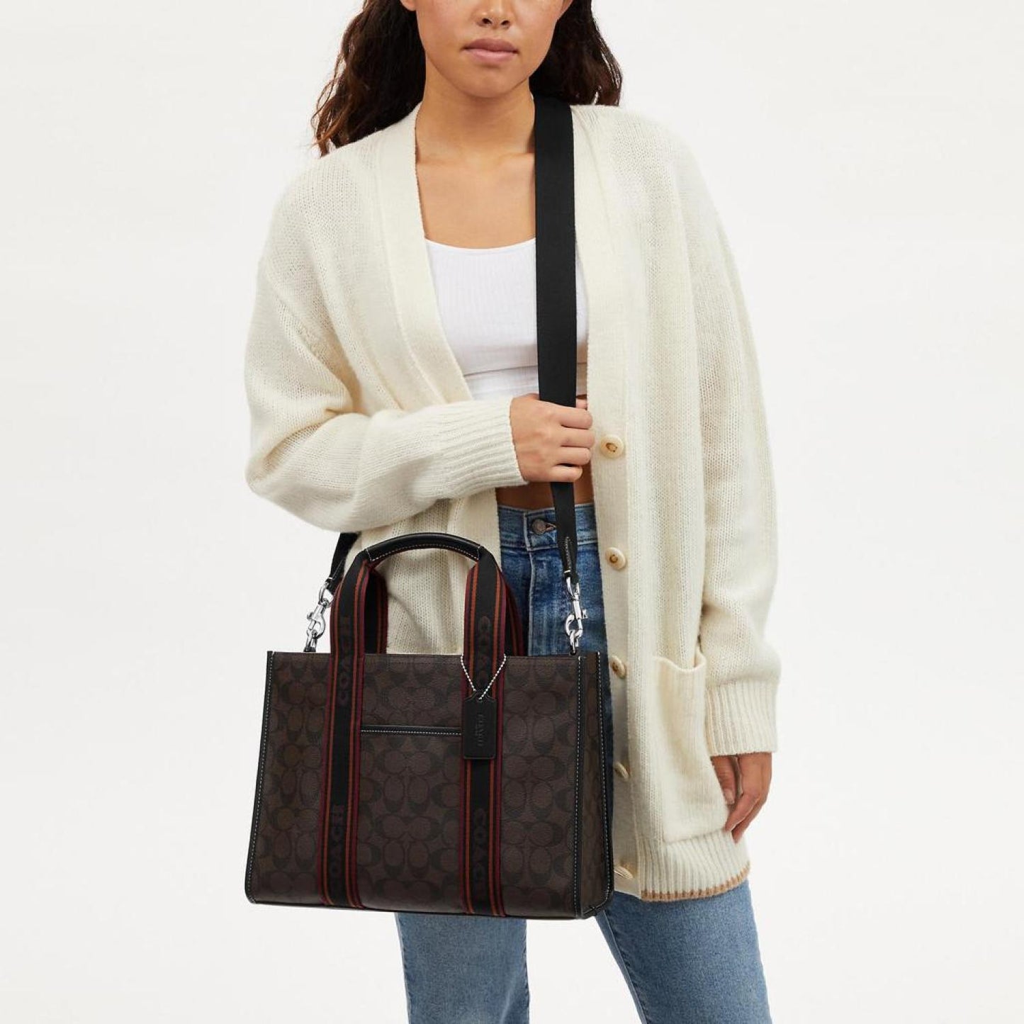 Coach Outlet Smith Tote In Signature Canvas