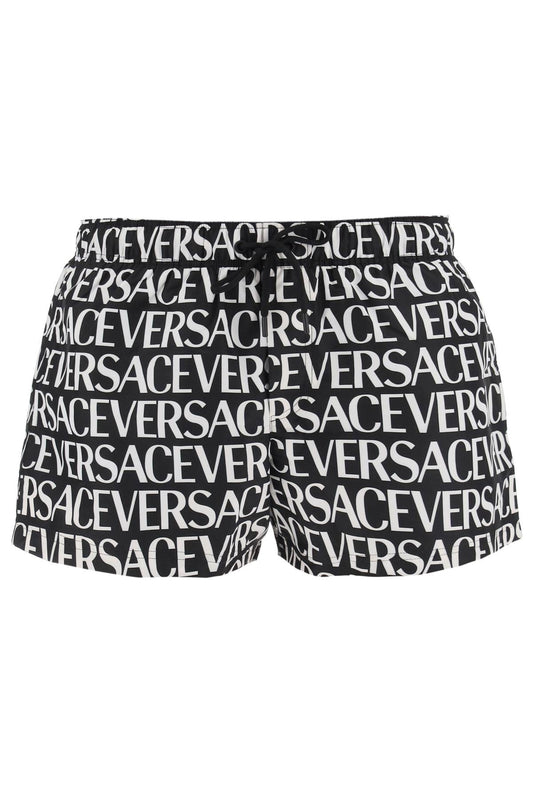 Versace versace allover swim trunks