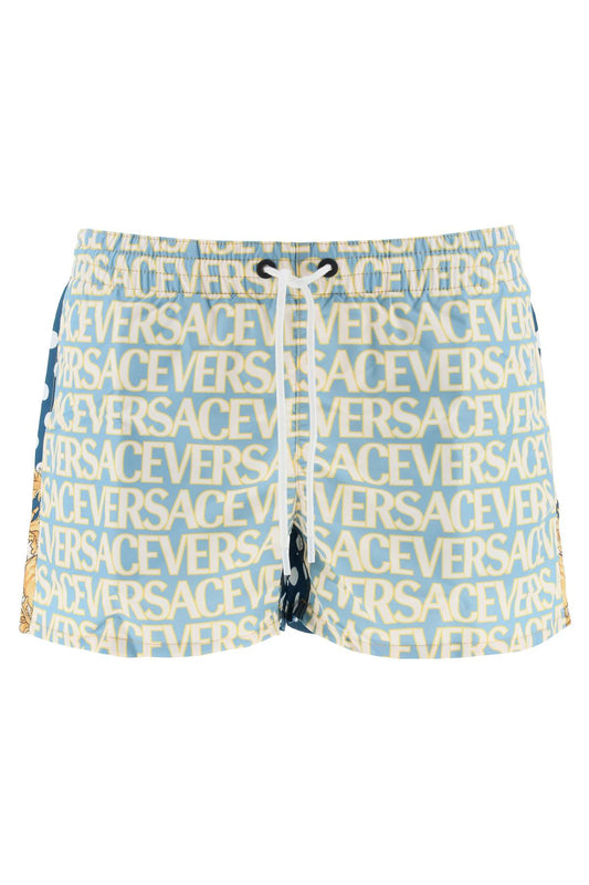 Versace versace allover swim trunks