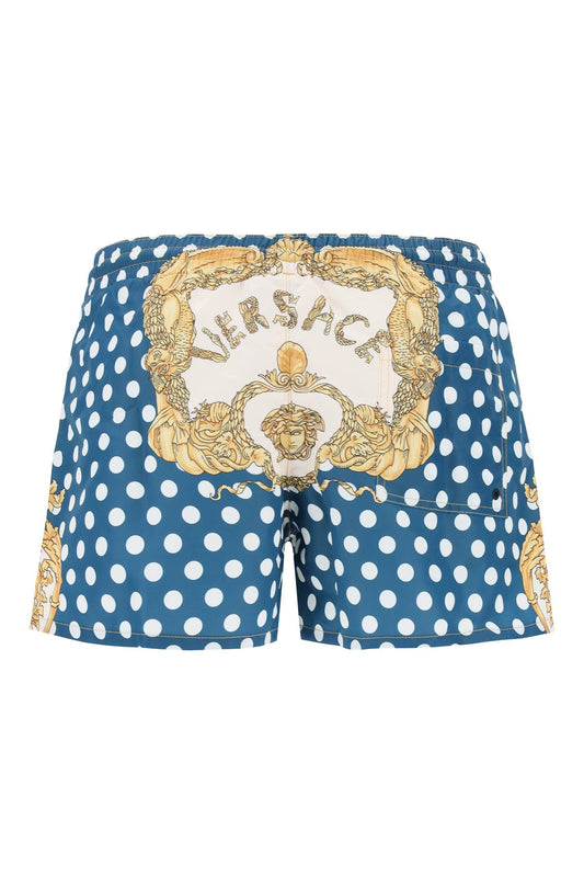 Versace versace allover swim trunks