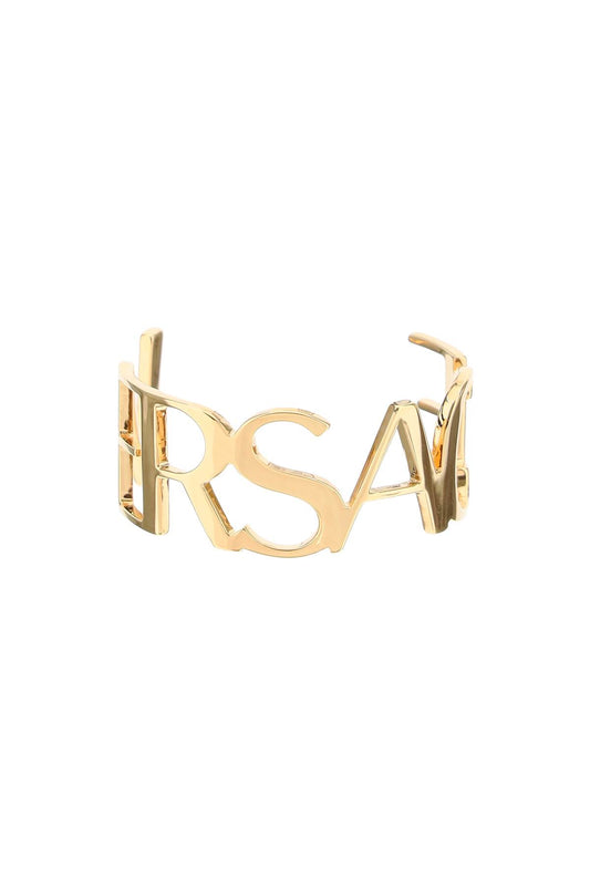 Versace stiff logoed bracelet