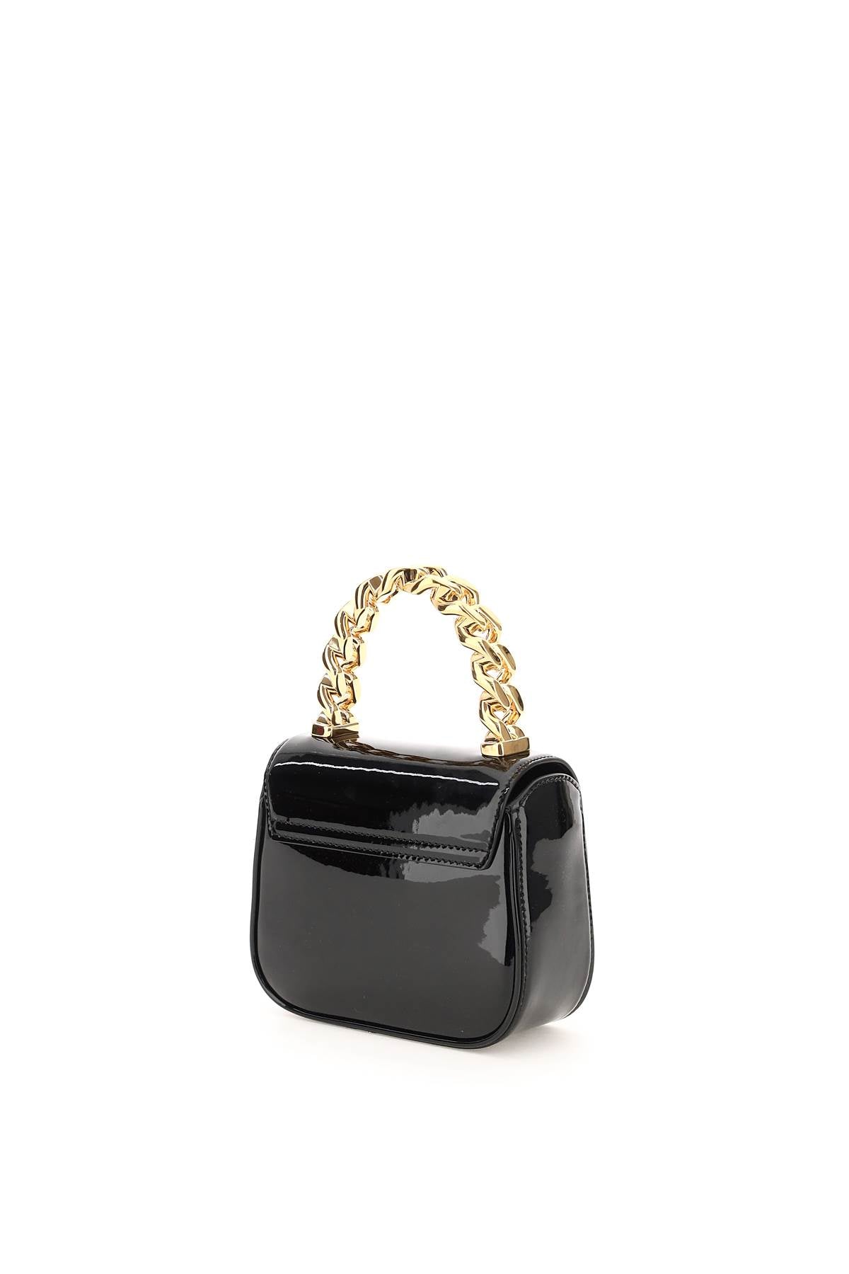 Versace patent leather 'la medusa' mini bag