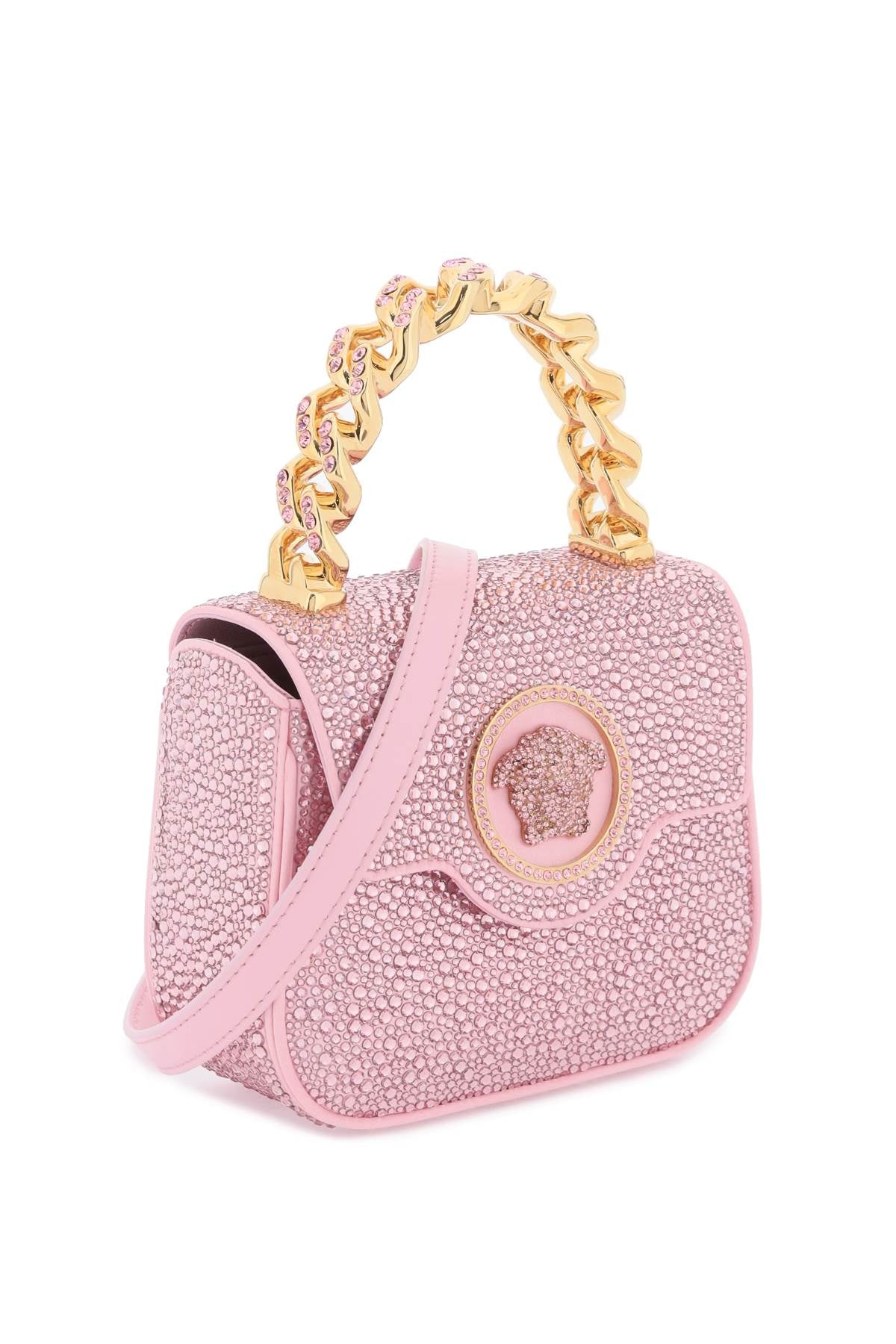 Versace la medusa handbag with crystals