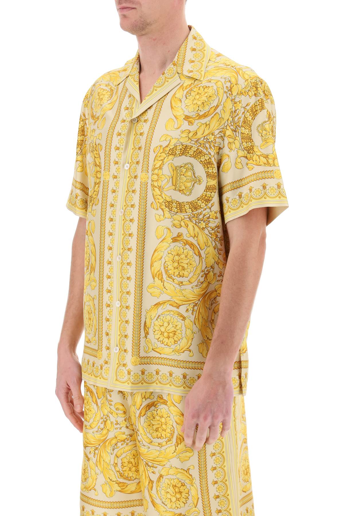 Versace barocco bowling shirt