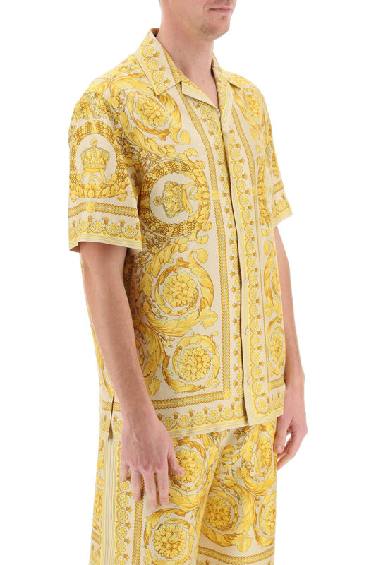 Versace barocco bowling shirt