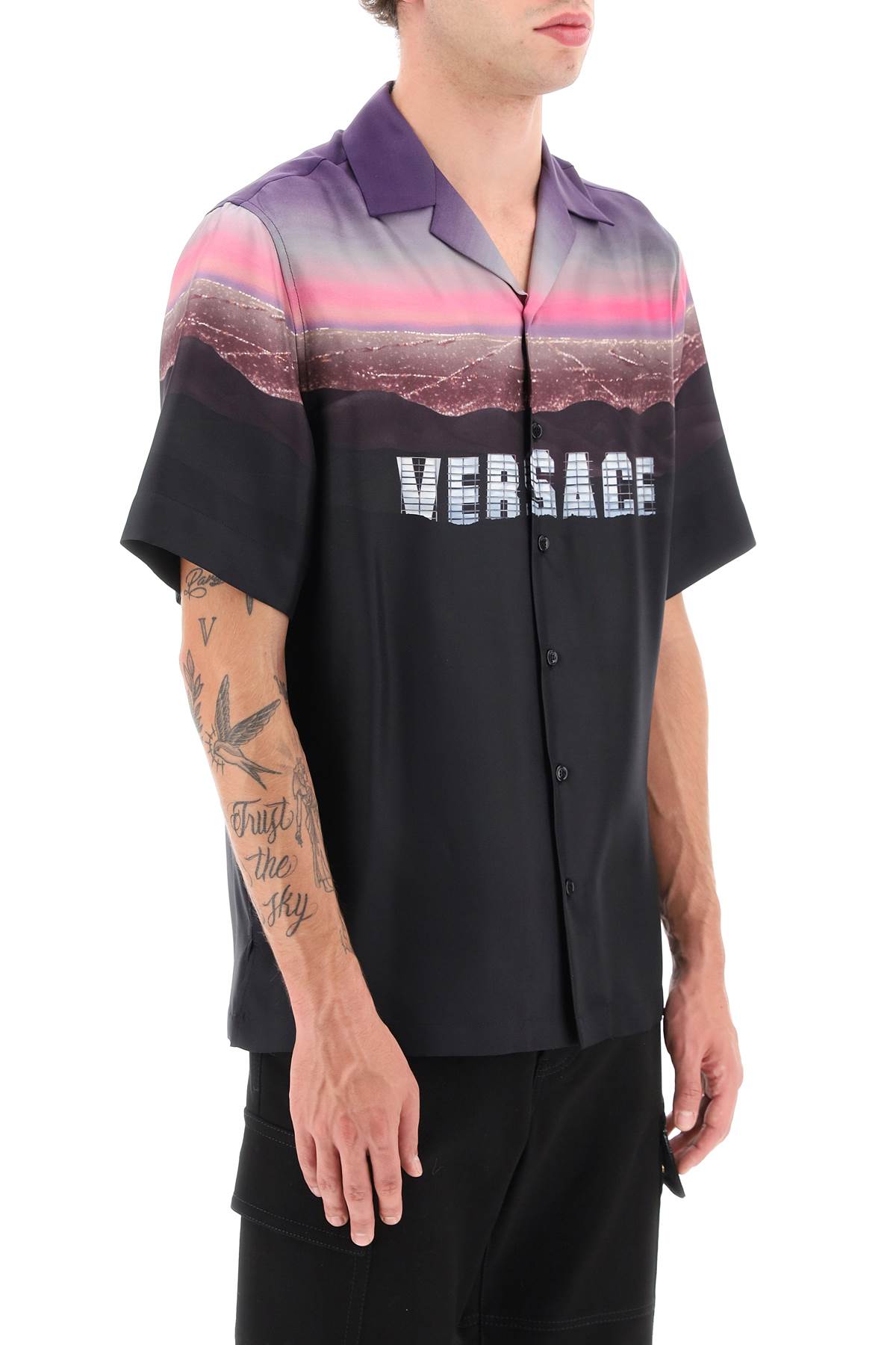 Versace versace hills bowling shirt