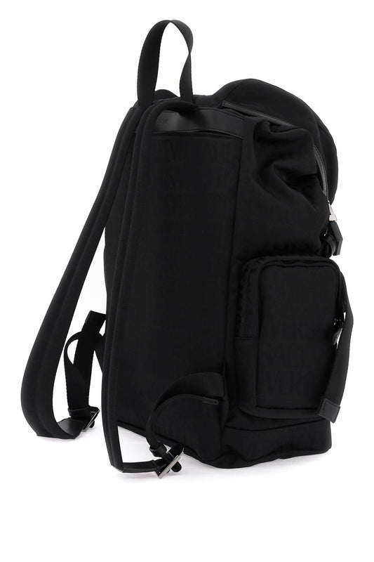 Versace versace allover neo nylon backpack