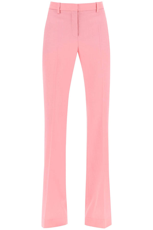 Versace low waisted flared trousers