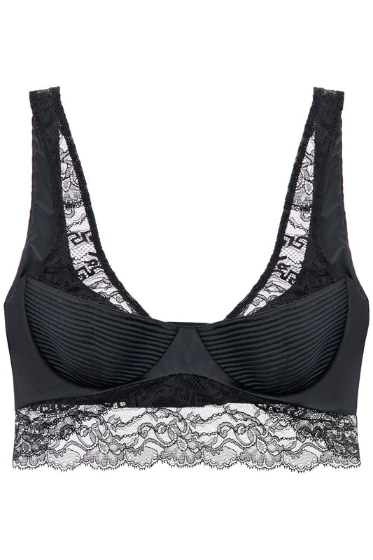 Versace satin and lace underwear bra