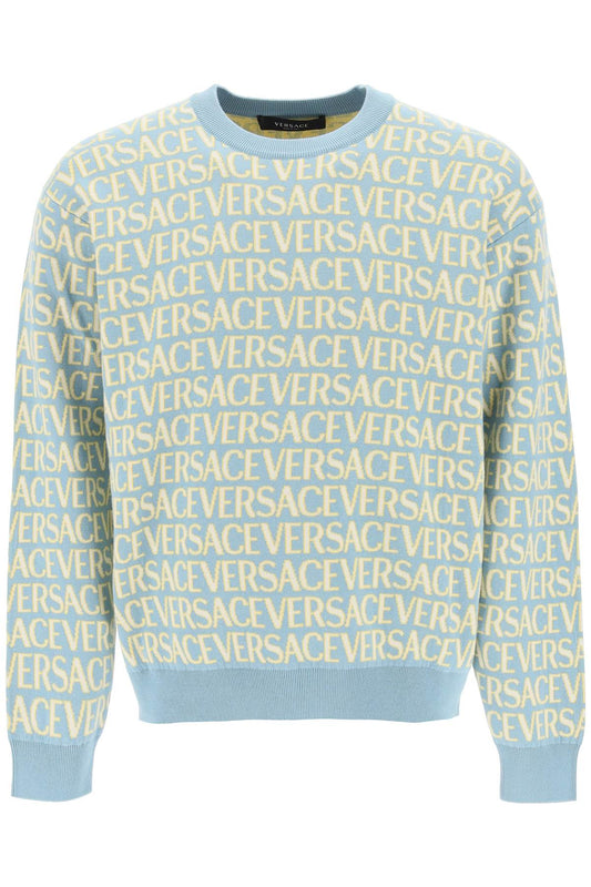 Versace monogram cotton sweater