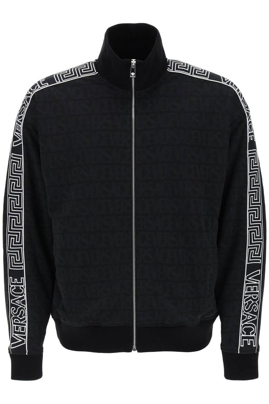 Versace techno versace allover track sweatshirt