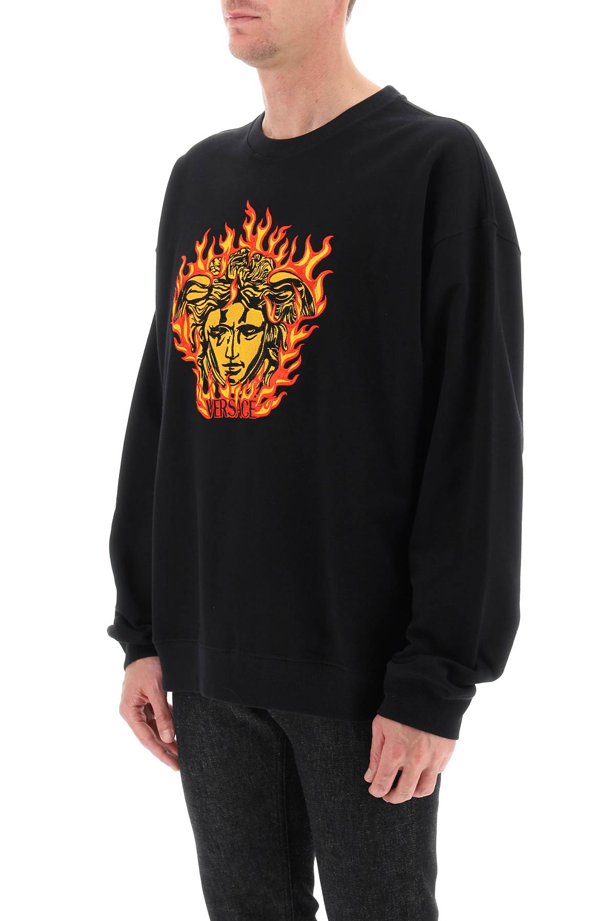 Versace medusa flame sweatshirt