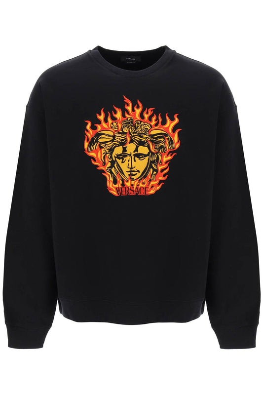 Versace medusa flame sweatshirt