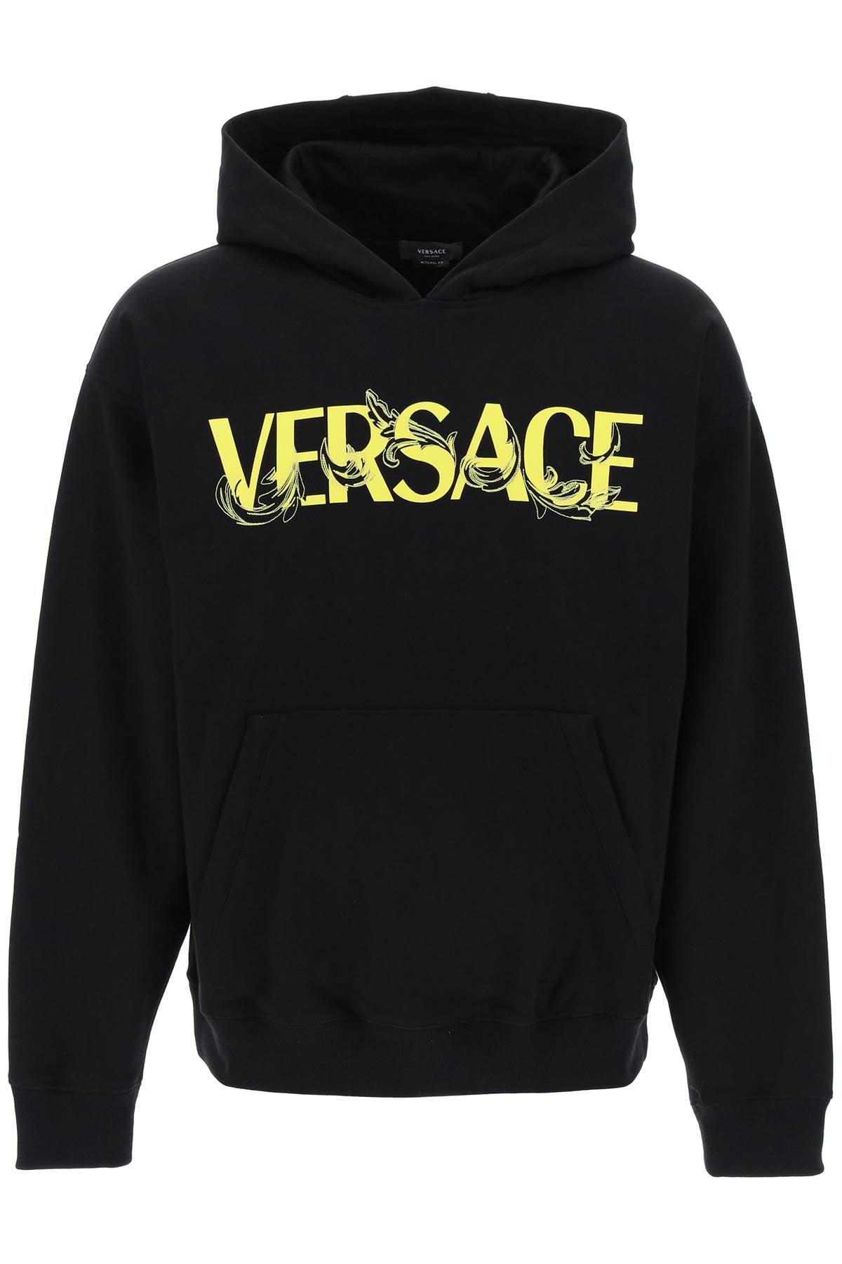 Versace barocco silhouette hoodie