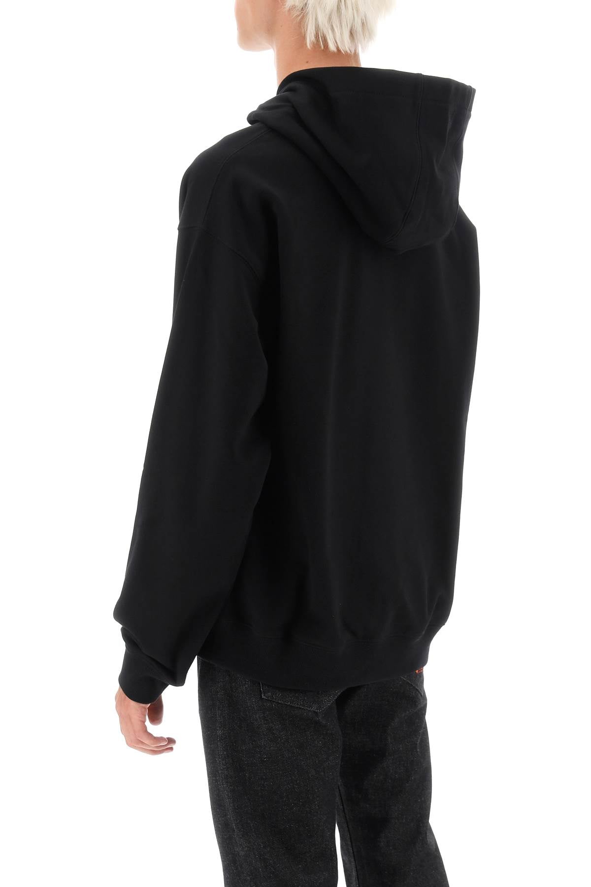 Versace barocco silhouette hoodie