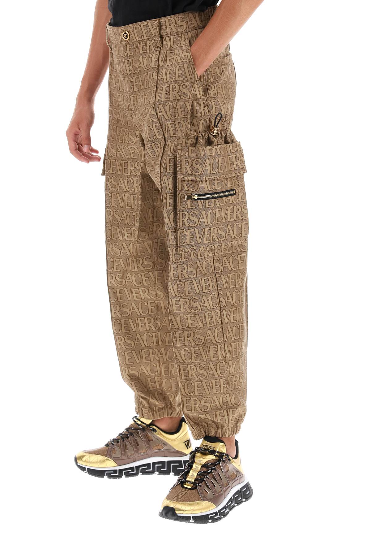 Versace versace allover cargo pants