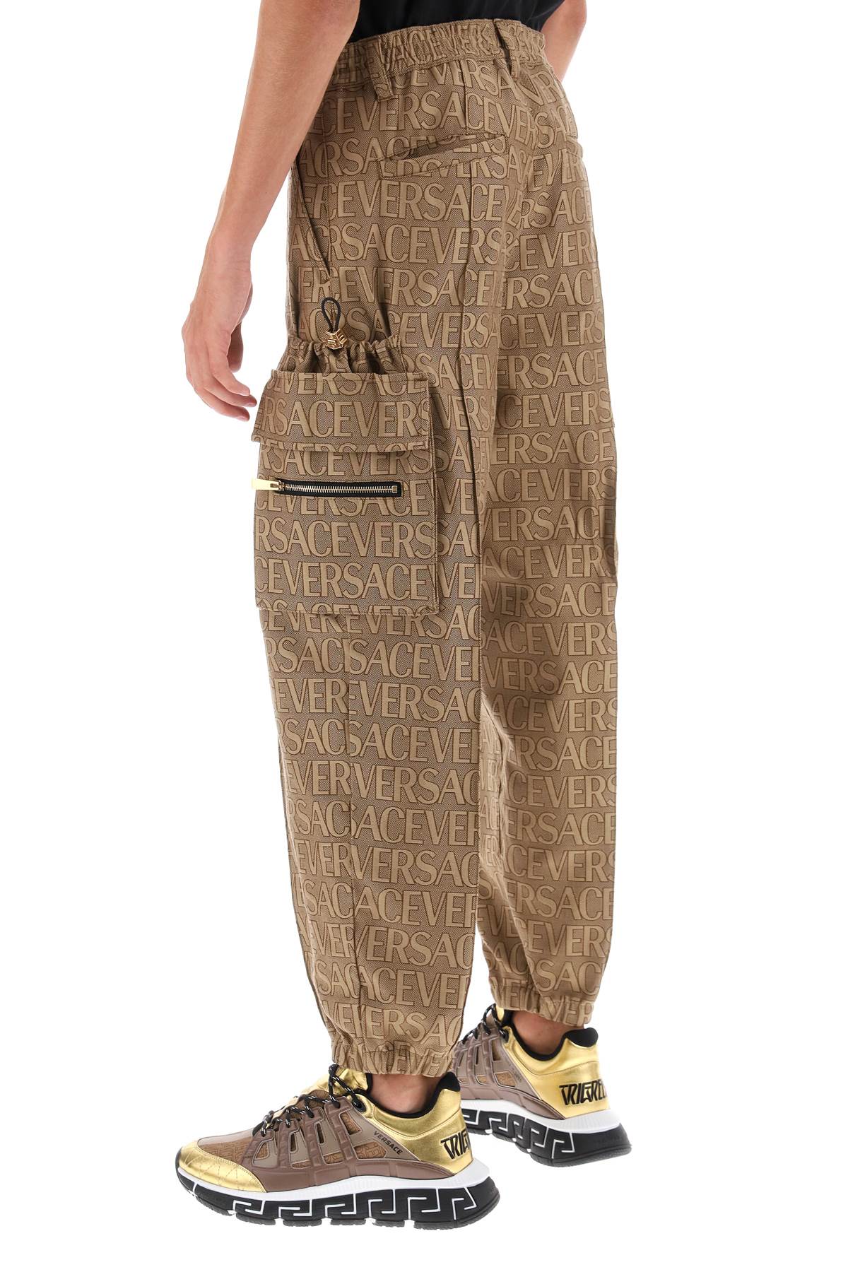 Versace versace allover cargo pants