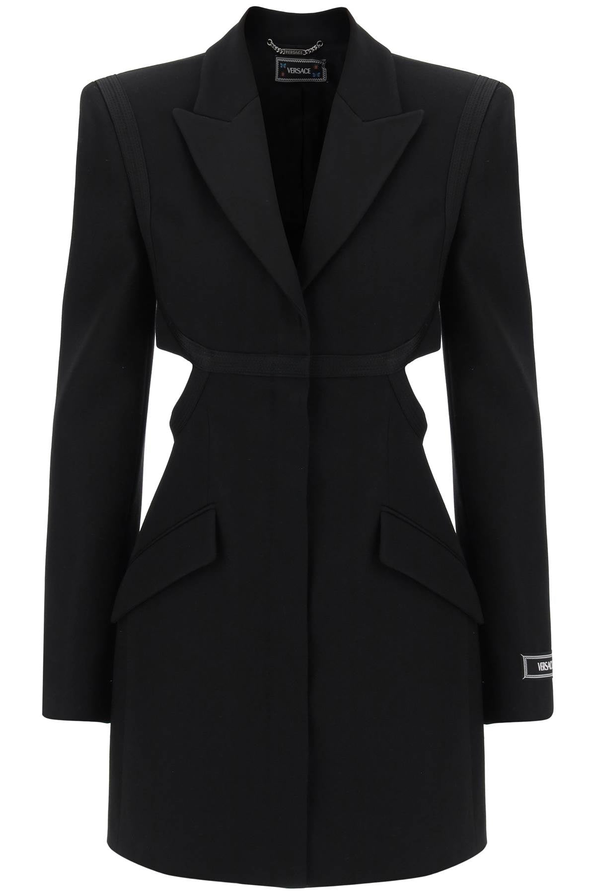 Versace blazer dress with cut-outs