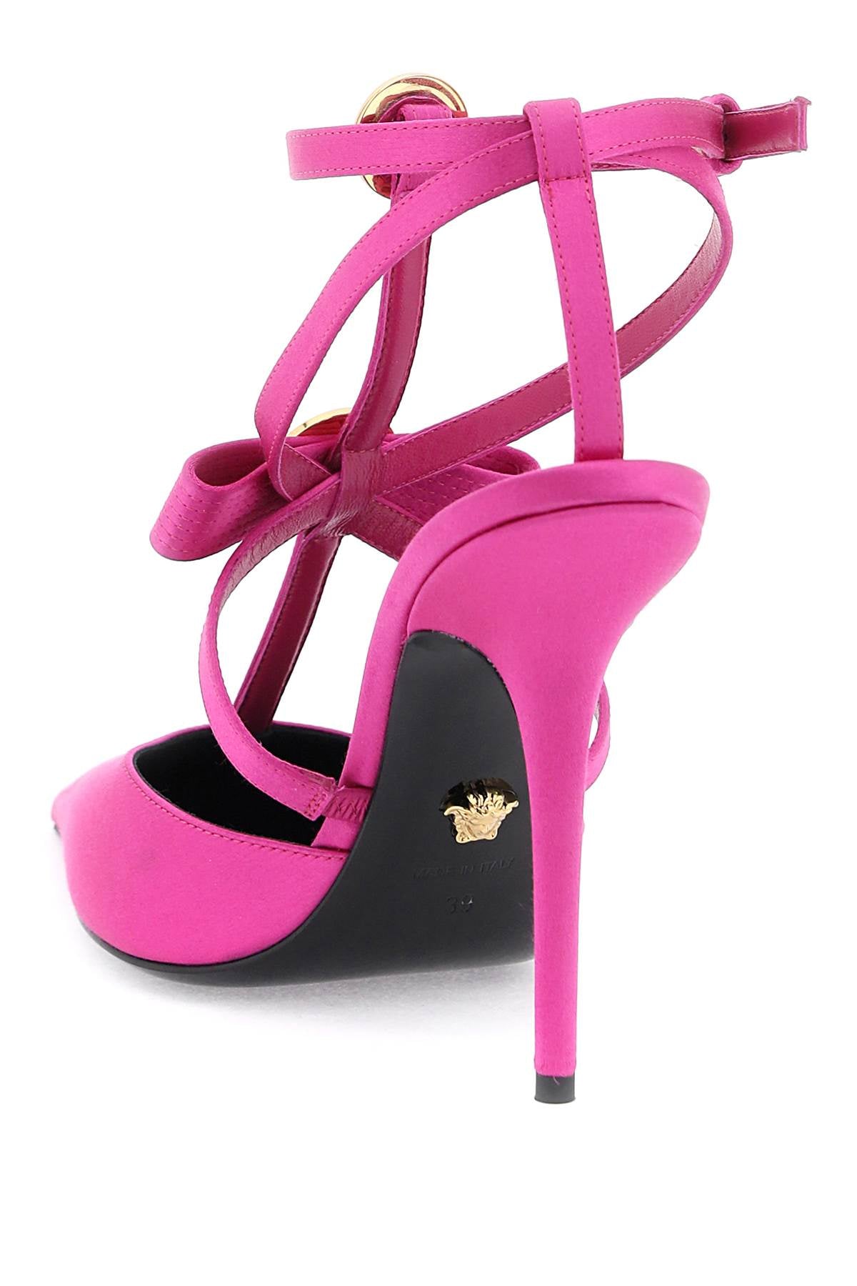 Versace pumps with gianni ribbon bows