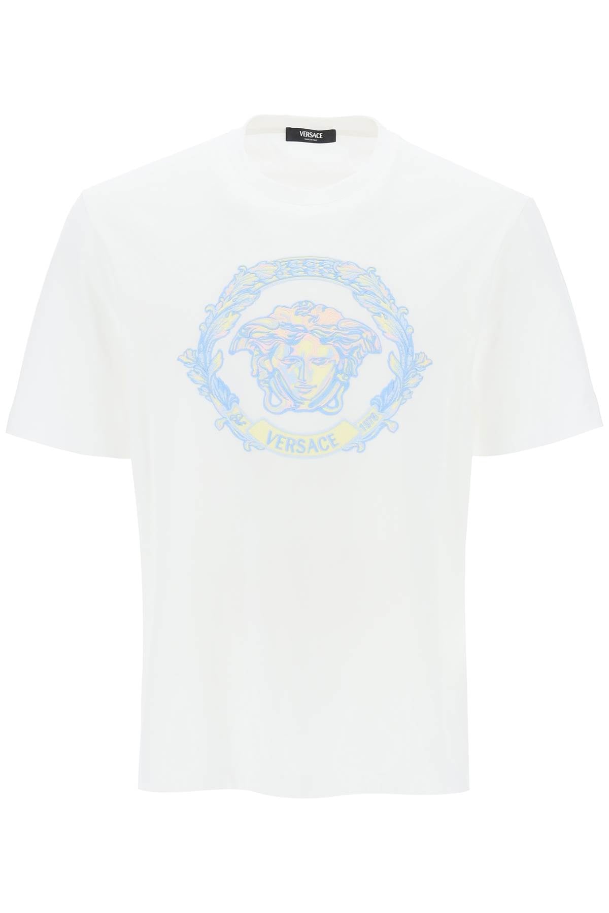 Versace medusa embroidered t-shirt