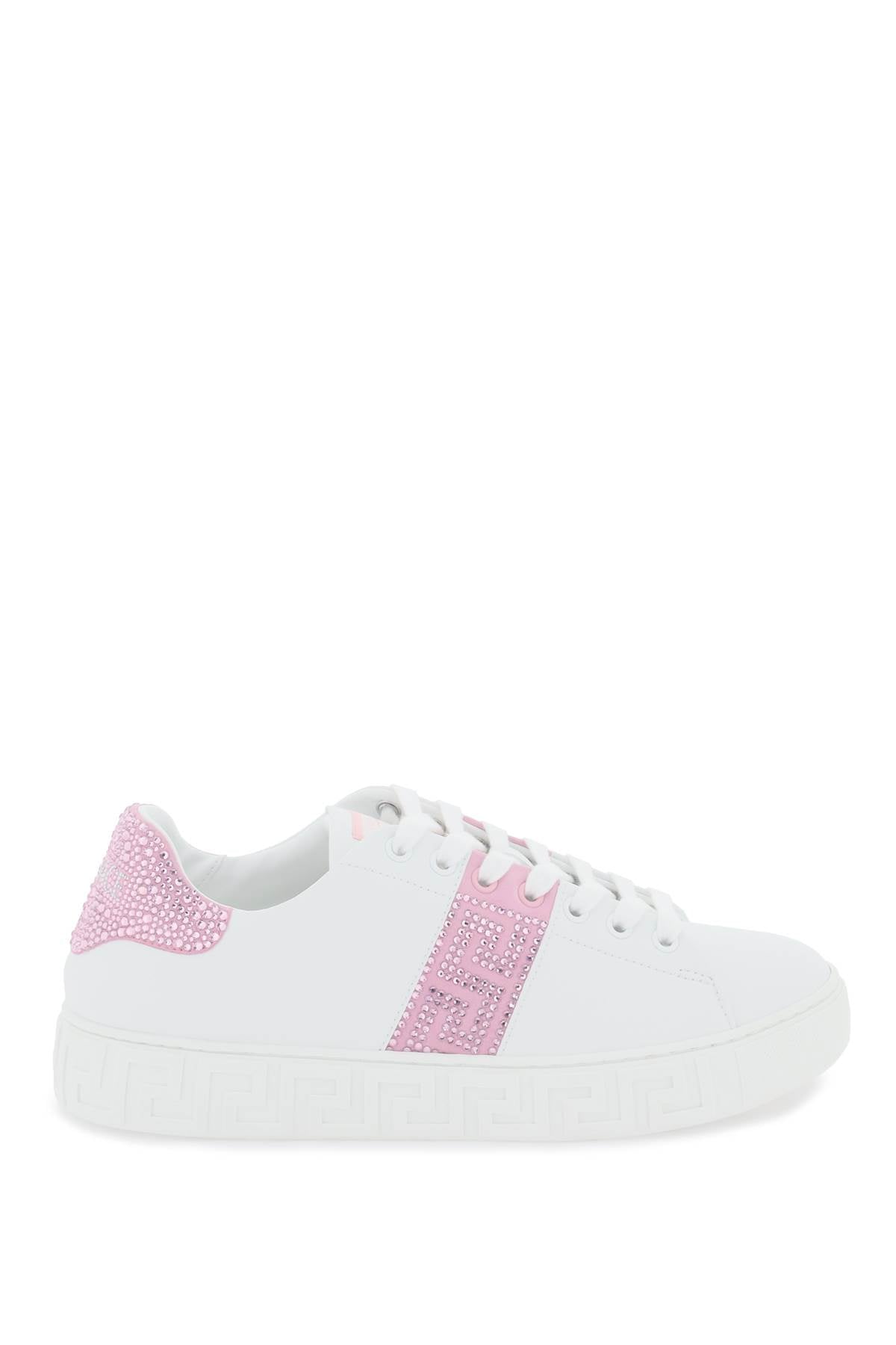 Versace greca sneakers with crystals