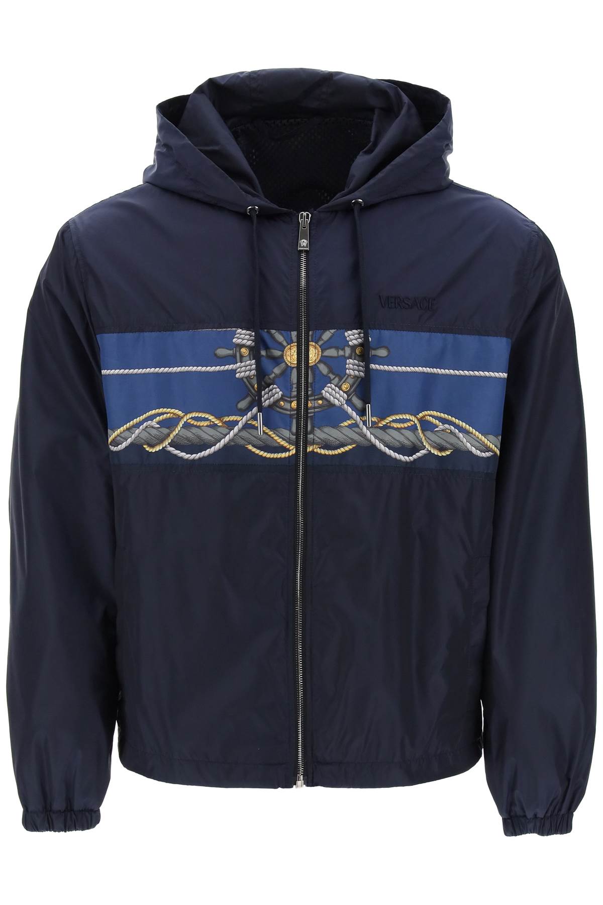 Versace versace nautical hooded jacket