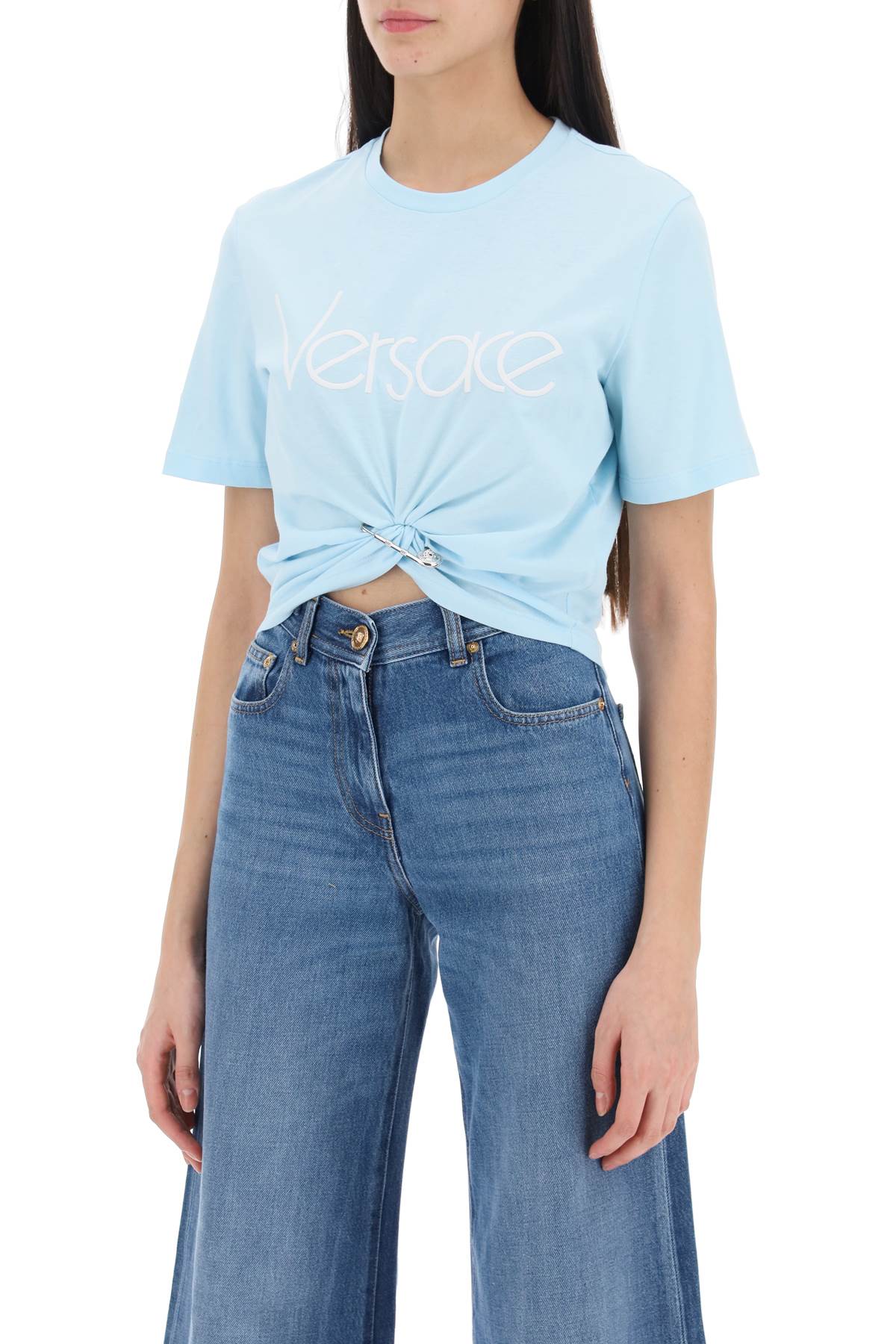 Versace t-shirt cropped 1978 re-edition