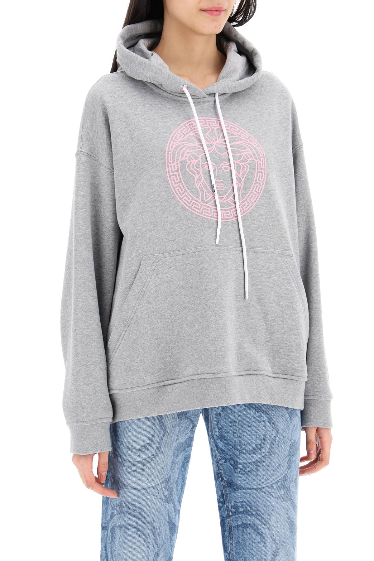 Versace hooded sweatshirt with mél