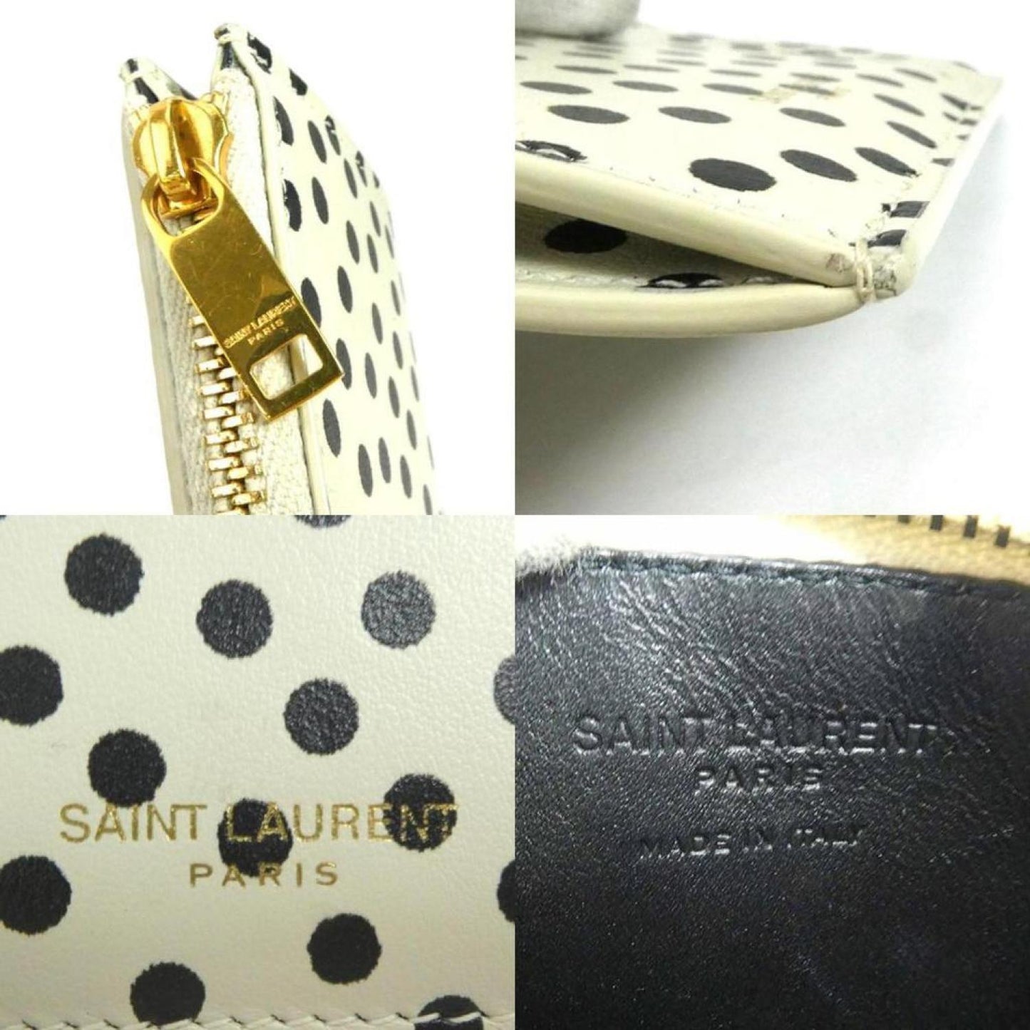 Saint Laurent  Leather Wallet  (Pre-Owned)