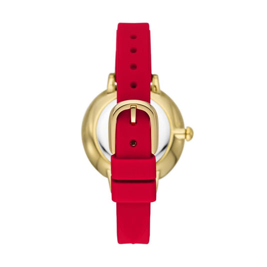 kate spade new york women's park row three-hand, gold-tone alloy watch