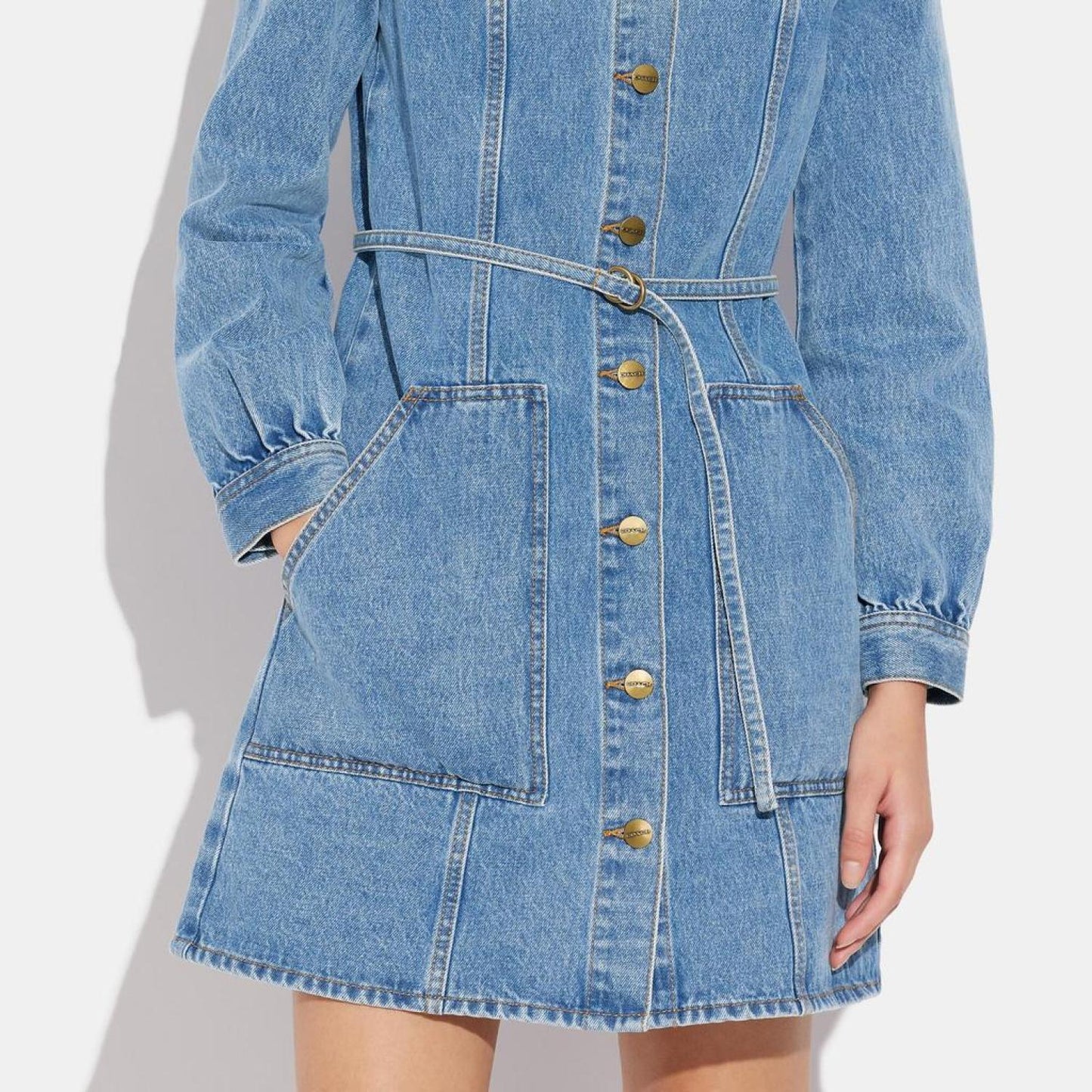 Coach Outlet Denim Dress