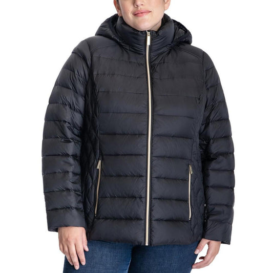 Women's Plus Size Hooded Packable Down Puffer Coat