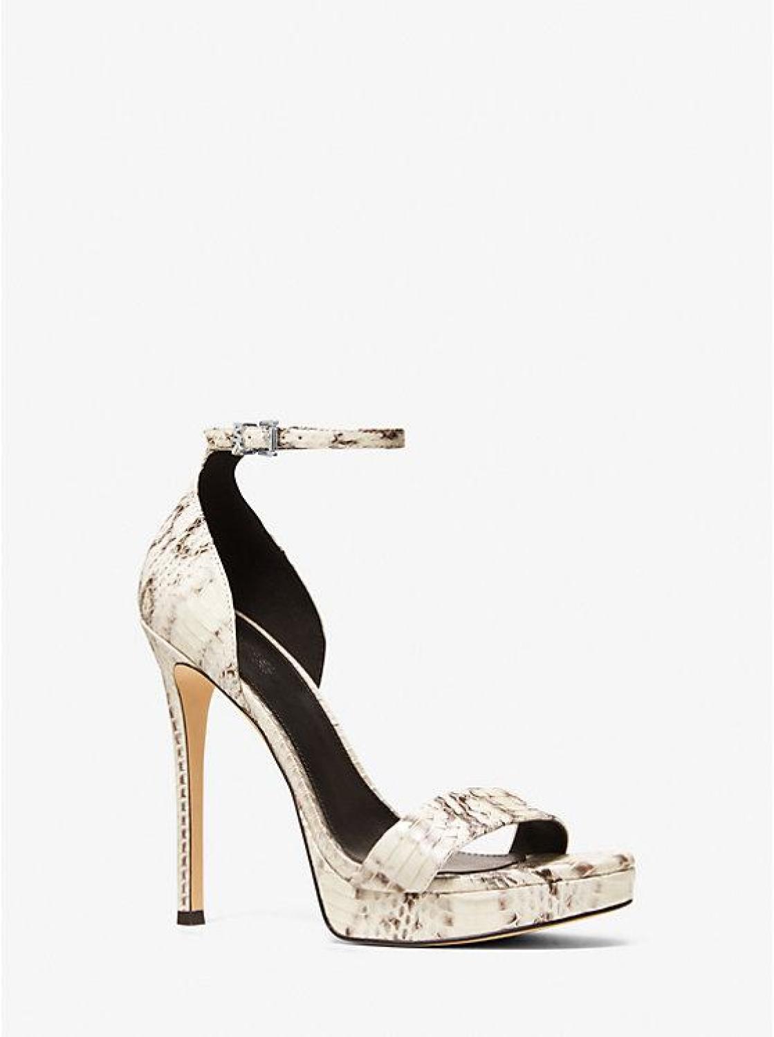 Jordyn Snakeskin Platform Sandal