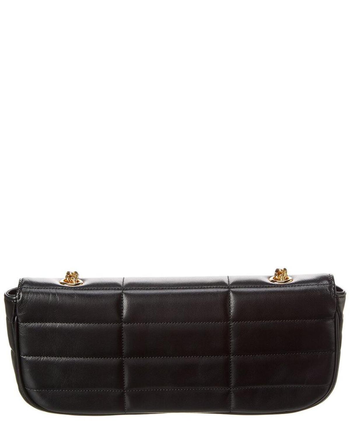 CELINE Monochrome Quilted Leather Shoulder Bag