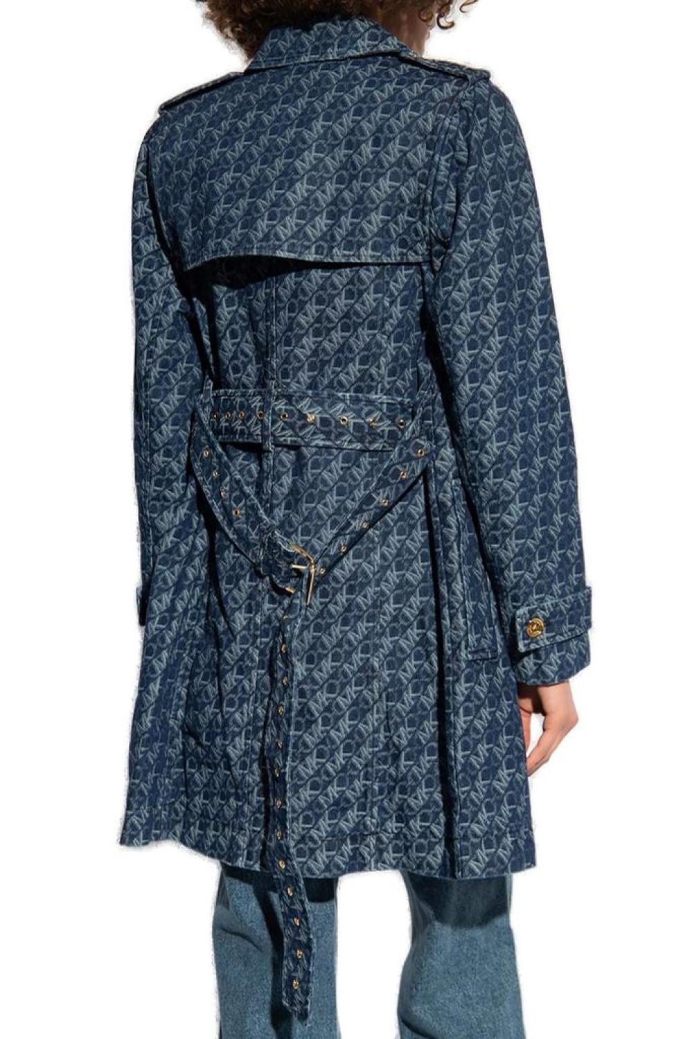 Michael Michael Kors Denim Trench Coat