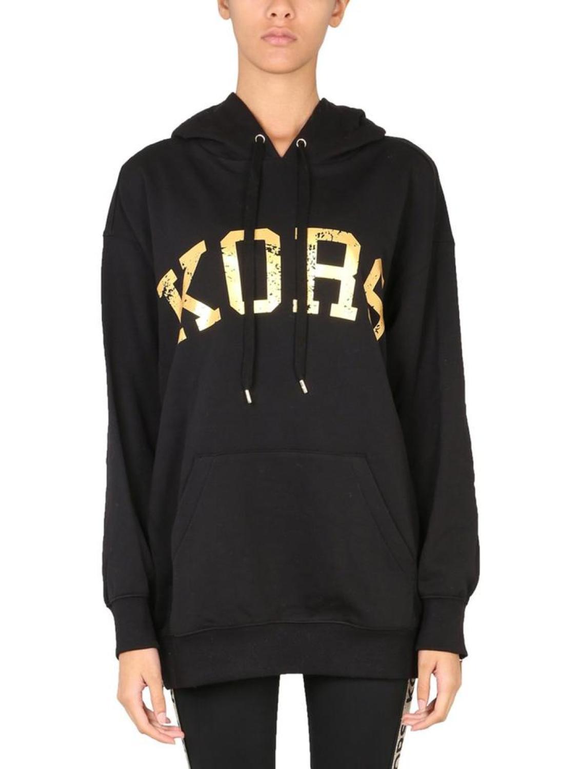 Michael Michael Kors Logo Printed Hoodie