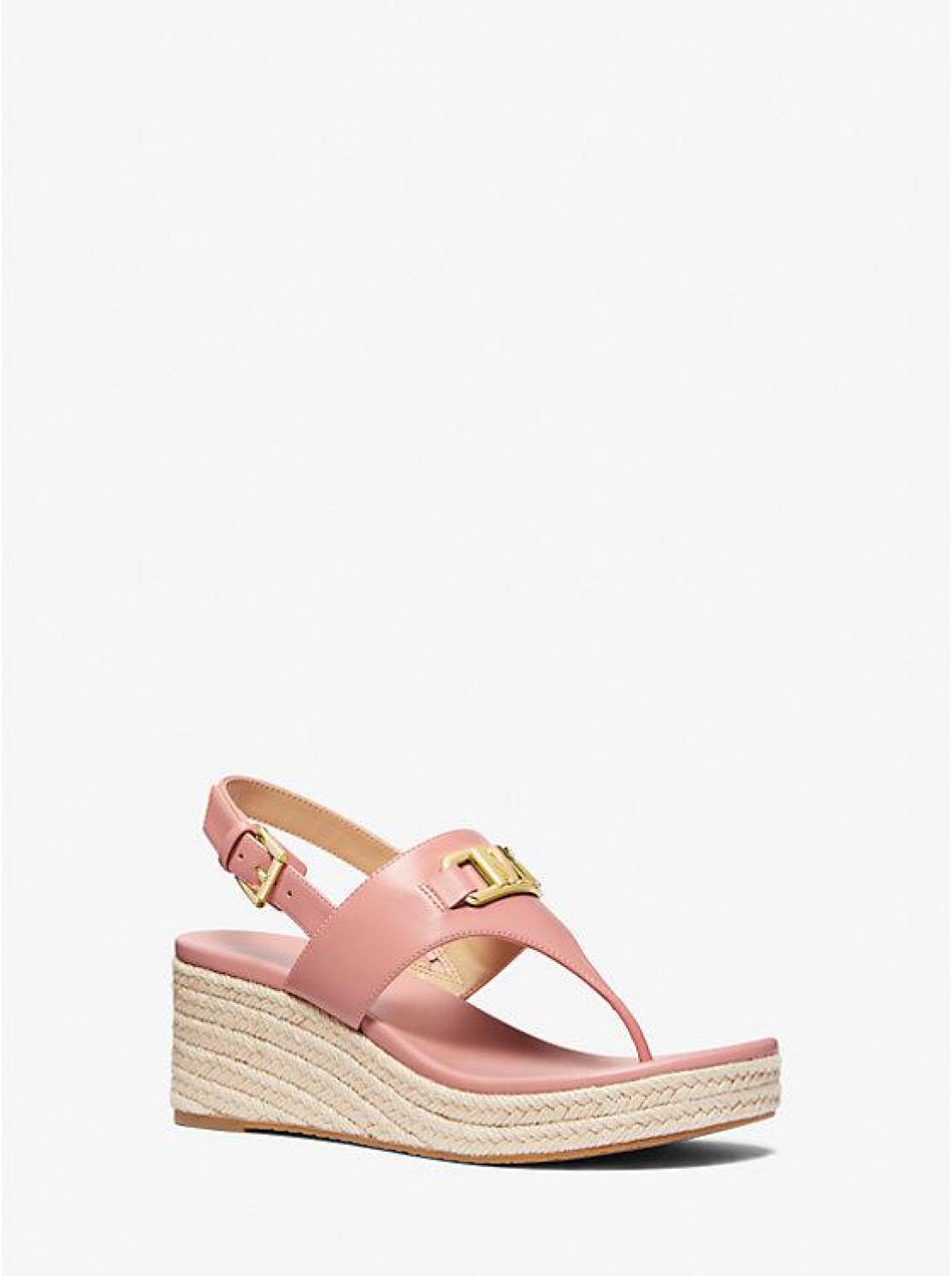 Camila Faux Leather Wedge Sandal